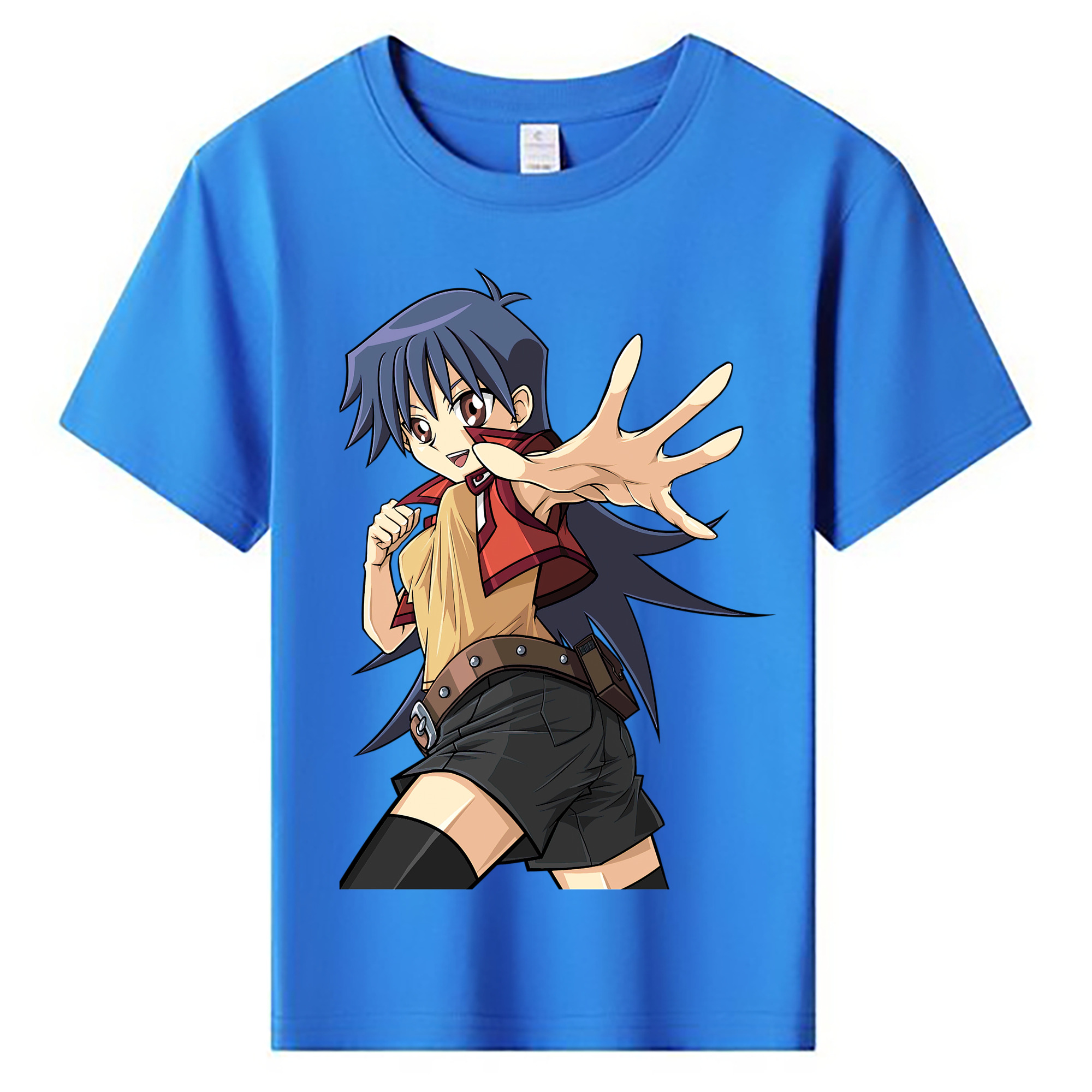 （画像用） 遊☆戯☆王 Yu-Gi-Oh! 綿100％キッズTシャツ（フロントプリント）